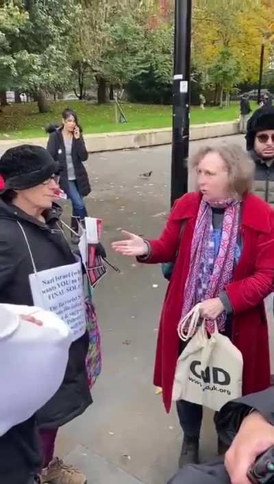 Daughter of a holocaust survivor arrested in London for protesting