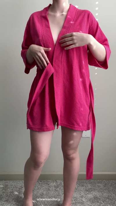 I hope you enjoy this slightly dramatic disrobing reveal :)
