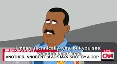 Shot by a cop. Paradise PD