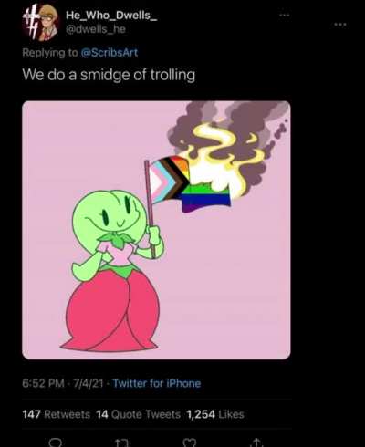 A smidge trolling