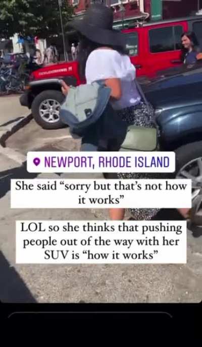 “Luxury Travel Influencer” attempts to save a street parking spot in a popular tourist town and learns locals don’t really like that - but still defends it