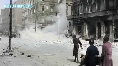 Battle of Berlin footage, 1945.