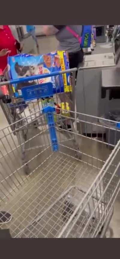 Entitled Brat cuts the line and gets her way
