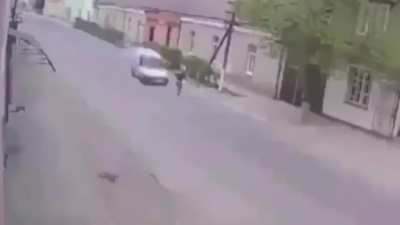 The man is OK, don't worry
