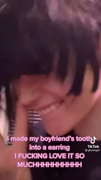 Real question is how did she get his teeth