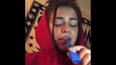 she is literally me rn