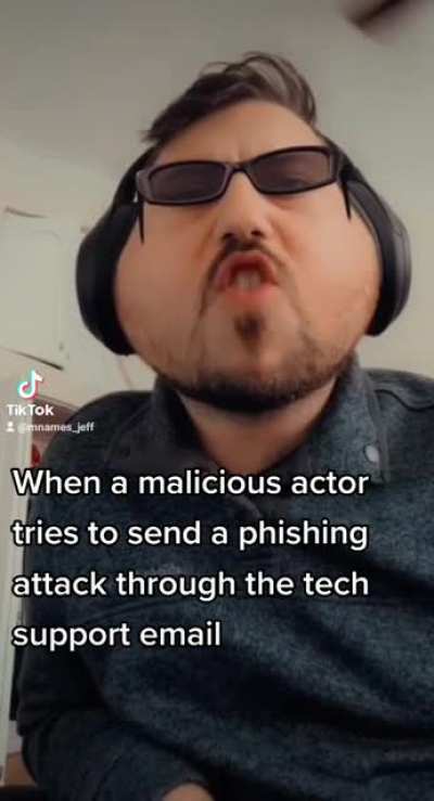 Clint is not afraid of phishing scams