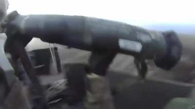 Gunner POV of a Humvee storming a Russian held village (same vehicle as earlier post)