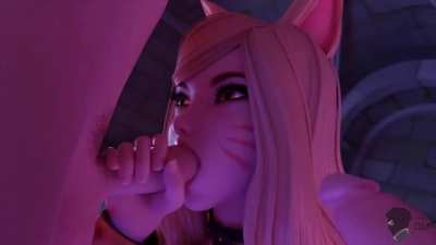 Ahri Oral Creampie (TheCount) [League of Legends]