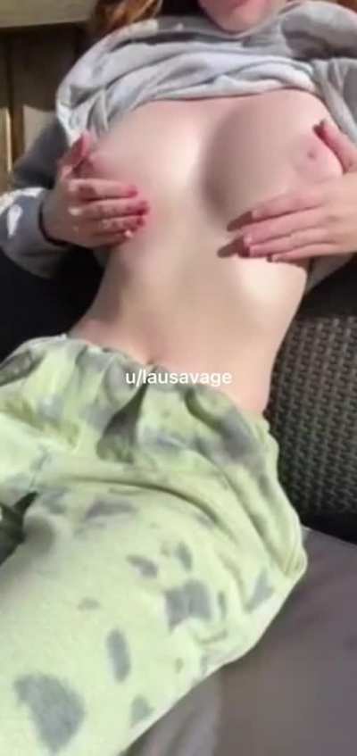 What would you do to me if I flash boobs in front of you?😈🔥