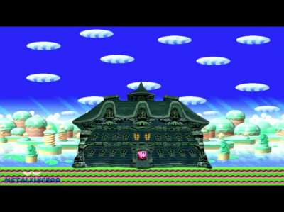 Kirby spooks luigi
