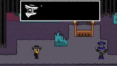 Meeting Poco, but it's an Undertale scene.