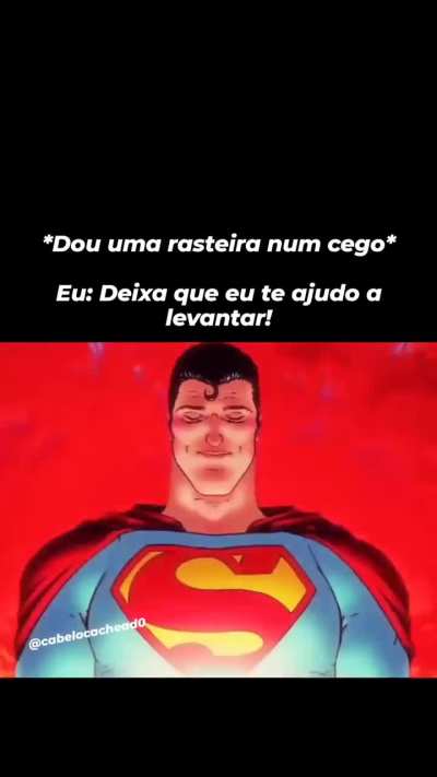 Sei que é errado rir disso, mas é uma das coisas que eu faria se não tivesse ninguém olhando