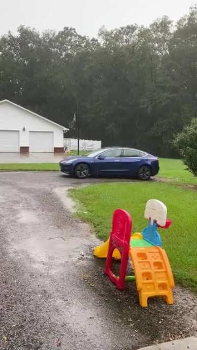 Raining here in Alabama