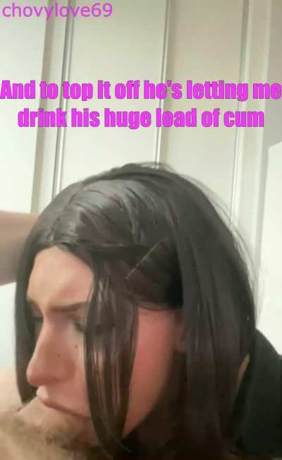 I'm so glad that he let's me drink it all ðð<wbr>¦