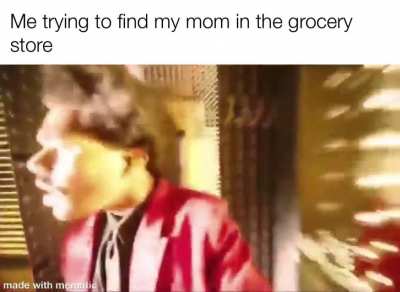 She just disappears!