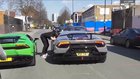 Idiot wrecks day old Performante trying to show off.