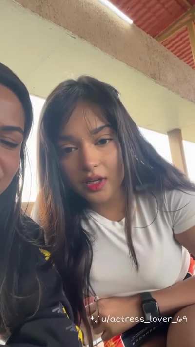 Hot 🥵 Mizo with her visible black bra