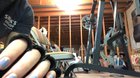 135x10 (120 lbs). i was wondering about my arm position. my left arm keeps going numb esp on heavier lifts??