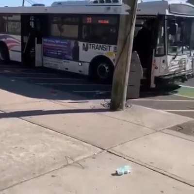 Getting rejected by the bus driver for trying to bring a stolen ATM onto the bus.