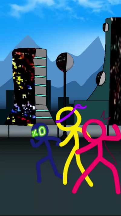 I added the music