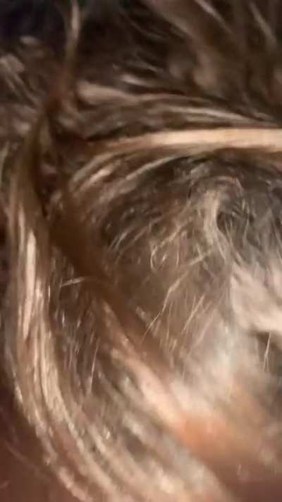 Cums all over me then I suck out the rest!