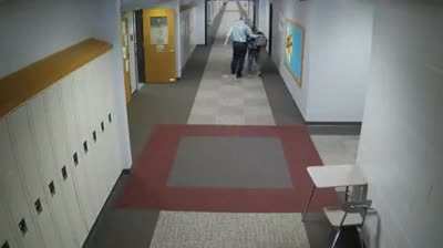 Teacher Hits Student For Walking Out of Class.