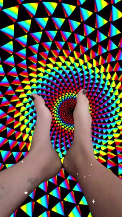 Focus on my feet. Don’t look away. Breathe slow… and keep watching