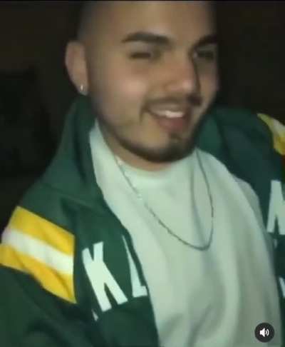 My man turned into an Xmas tree