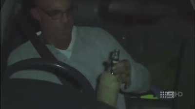 Pulled over while drinking from an open liquor bottle goes a little differently
