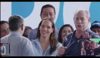 Ciro Gomes confunde o “C” feito por um eleitor com a sigla do Comando Vermelho e manda prender o rapaz
