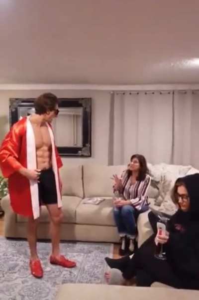 “My husband is not going out like that!”