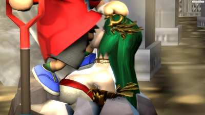 Palutena Pitfall - Death by Villager Cock (GurochanOP)