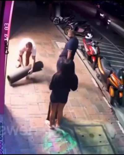He shouldn't have touched her in that manner