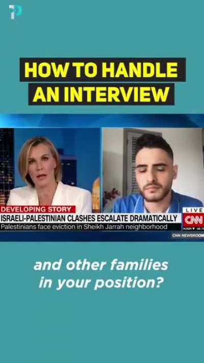 Palestinian Destroys Interview in one sentence