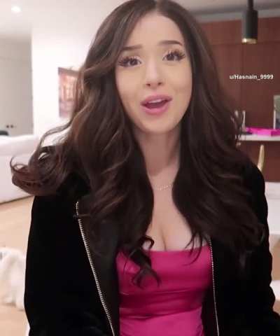 Showing off her gorgeous chest