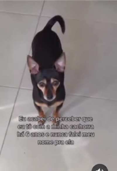 Ela ficou chocada..