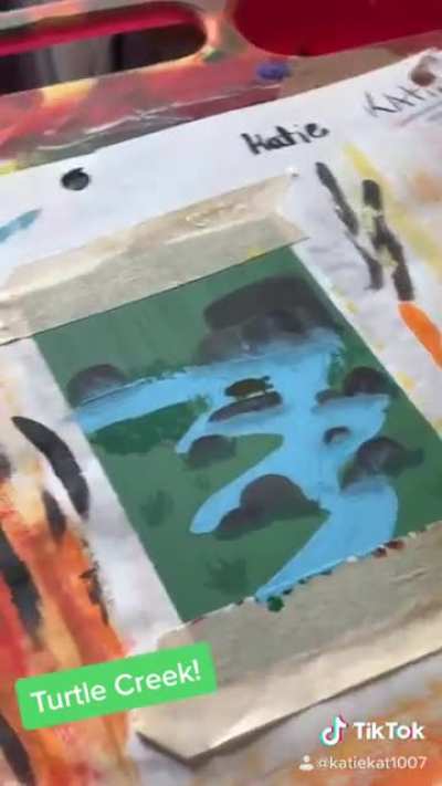Paint cards: turtle creek :D