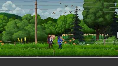 My brother spent 2 years making pixel art scenes prior to hiking the Appalachian Trail. Y'all might not be into hiking, but I know you'll love the art!