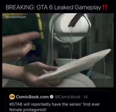 BREAKING: GTA 6 will have its first female protagonist. Here is some leaked gameplay