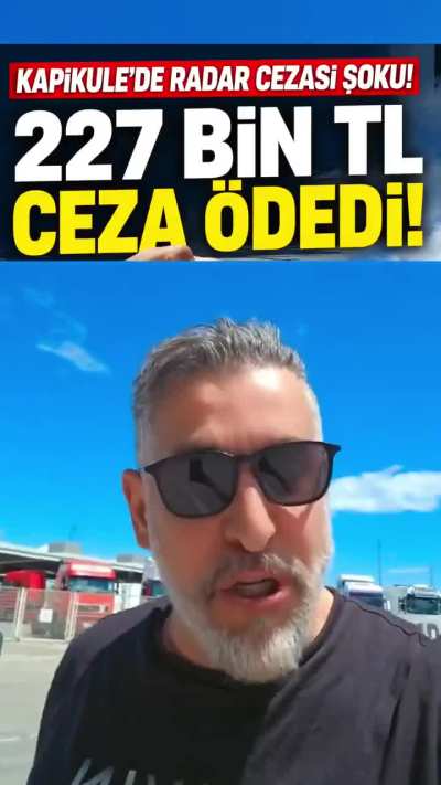 Türkiye’de hız limitlerini aşması nedeniyle toplam 227 bin TL trafik cezası ödeyen gurbetçi isyan etti.