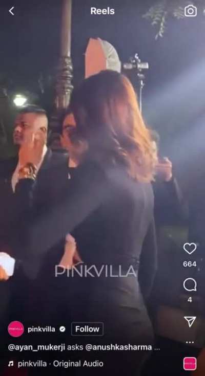 Ayan receiving the guests at the party . PS Anushka looks beautiful