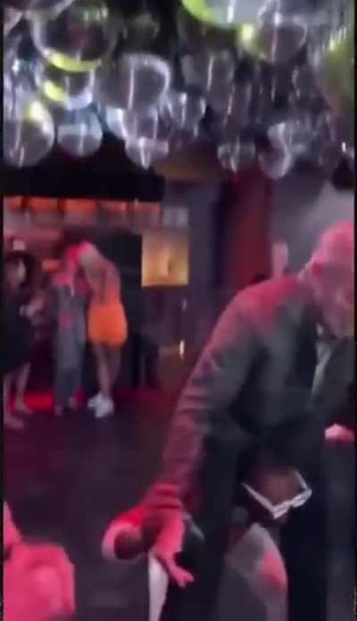 Wyclef Jean accidentally drops the CEO of Range Rover on his head at corporate event.