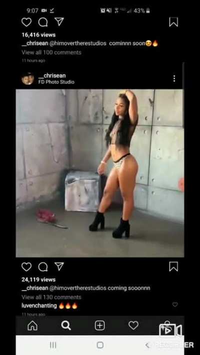 See through photo shoot
