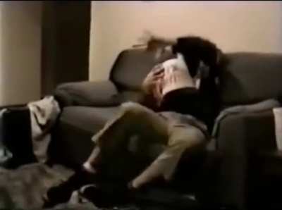 This is what happens to bucket-head when he doesn’t have his guitar