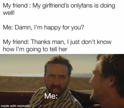 You what?