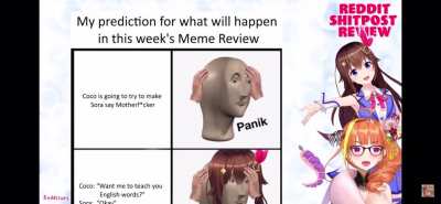 She said it