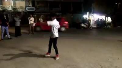 Most peaceful kid in gujrat .