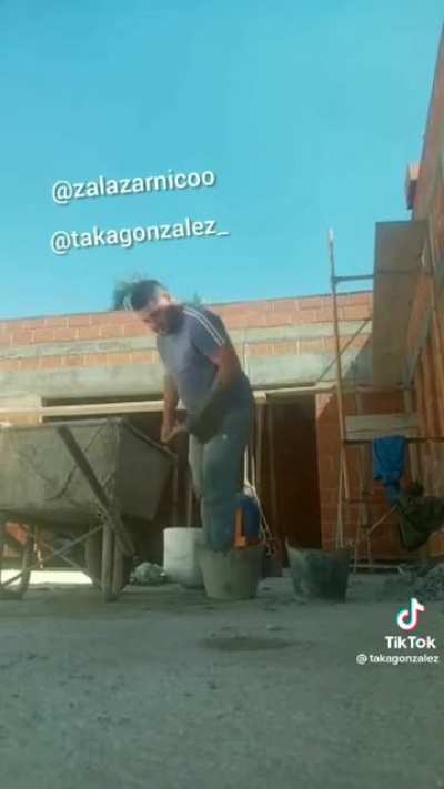 Working hard