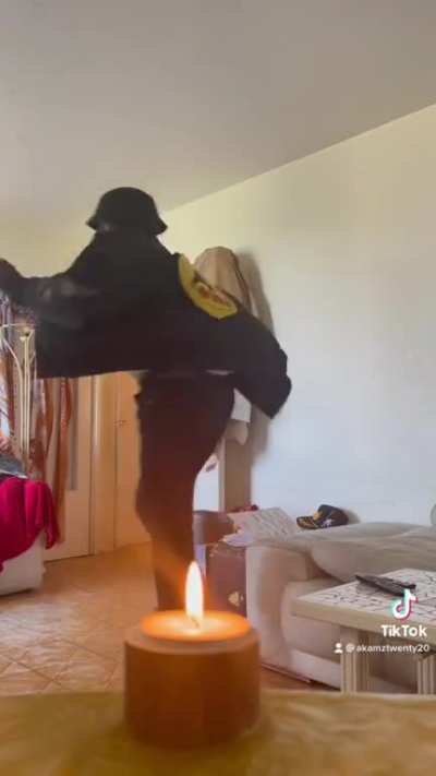 That candle didn’t stand a chance.